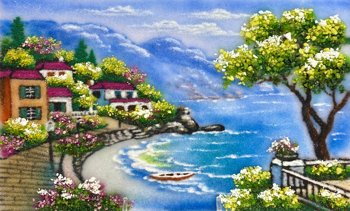 Gemstone Painting -  Luc Yen, Vietnam