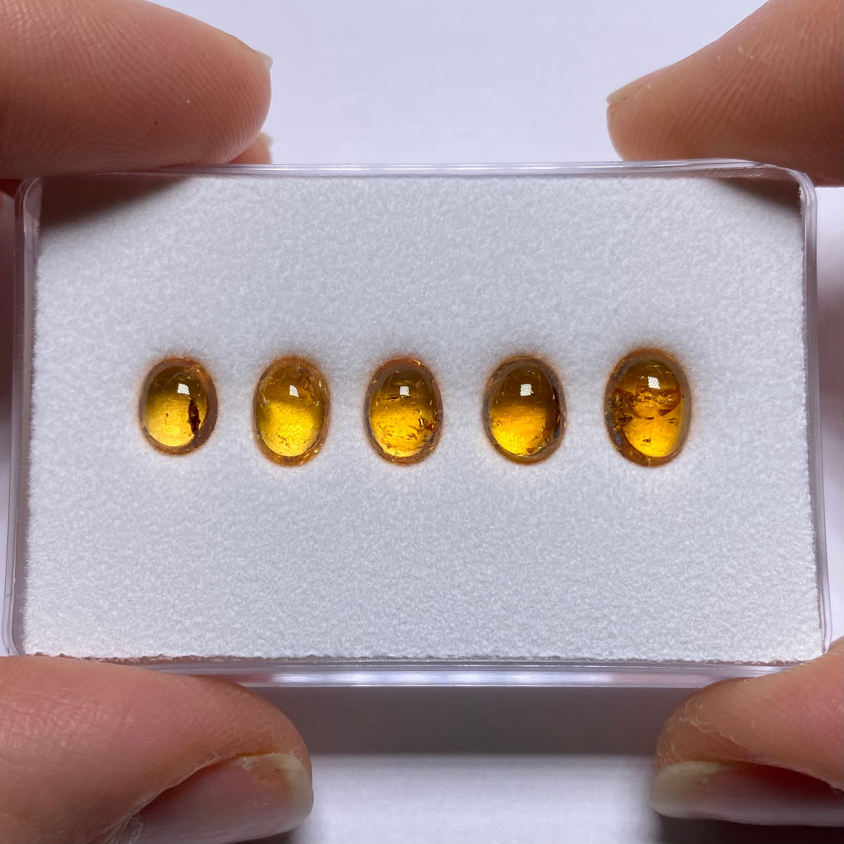 Spessartite Garnet Cabochons  - Tanzania