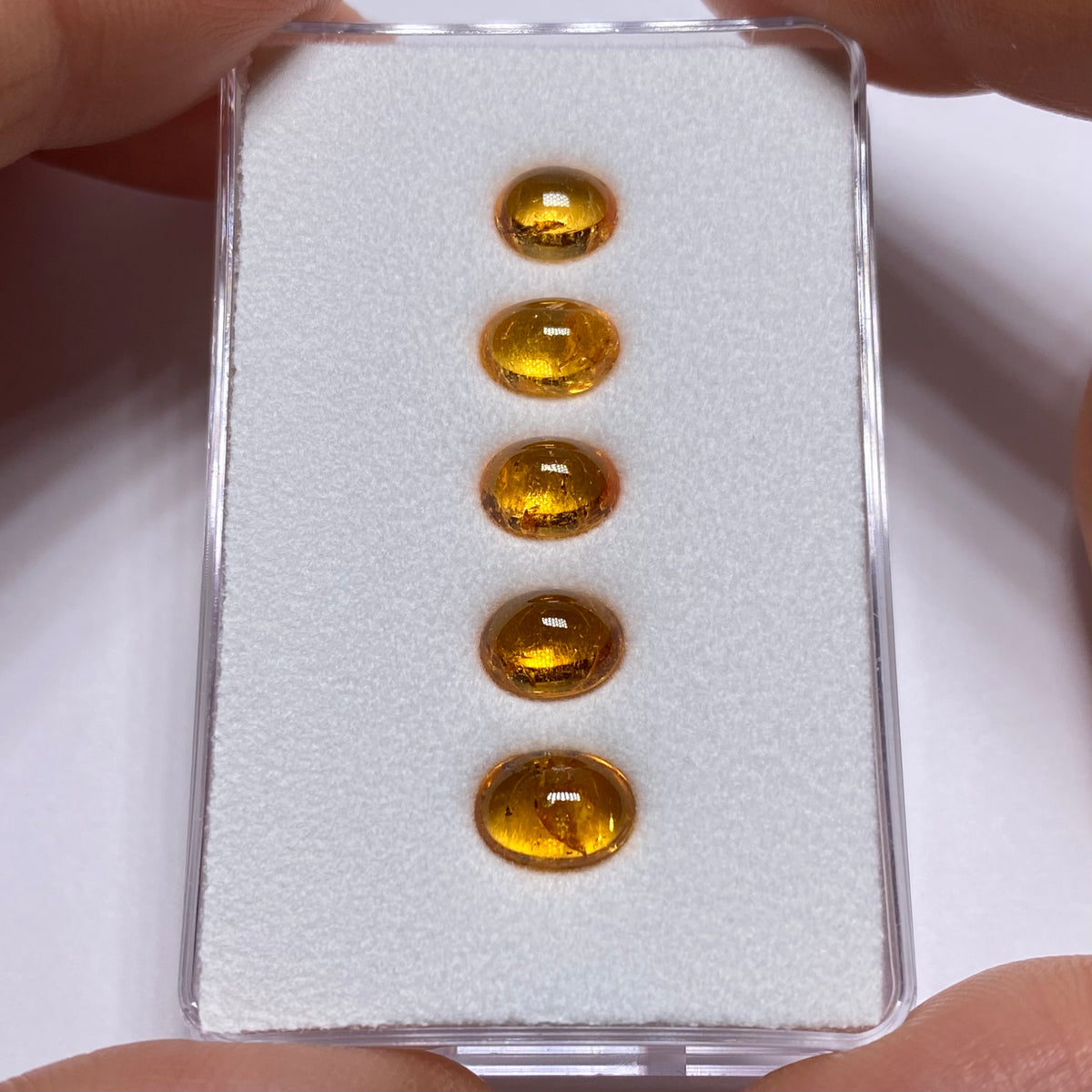 Spessartite Garnet Cabochons  - Tanzania