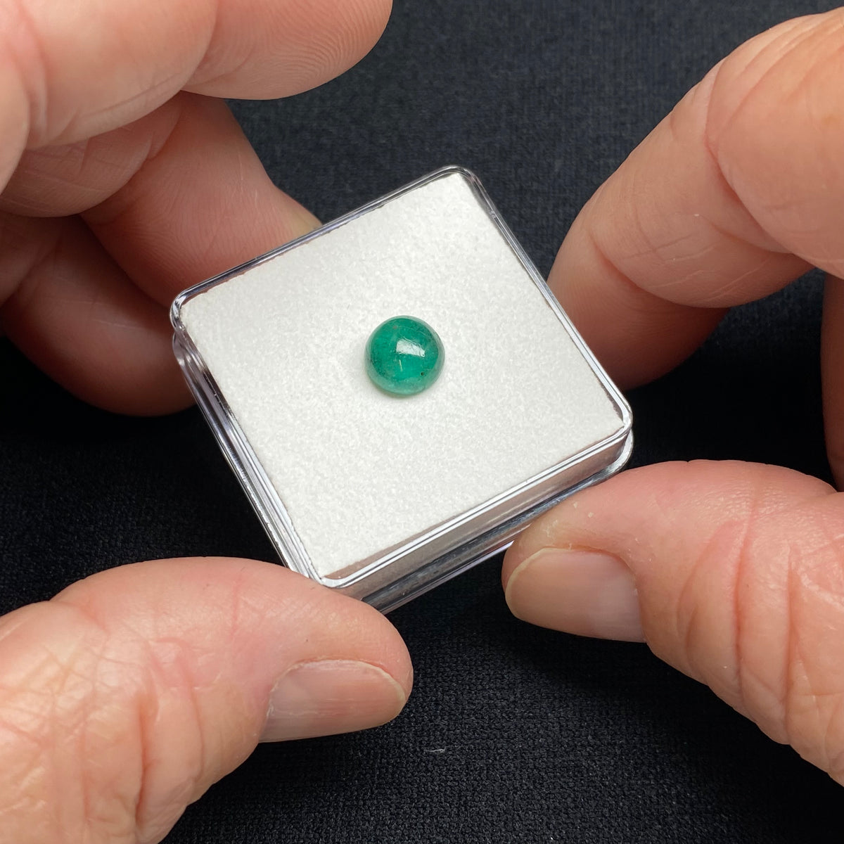 Brazilian  Emerald Cabochon