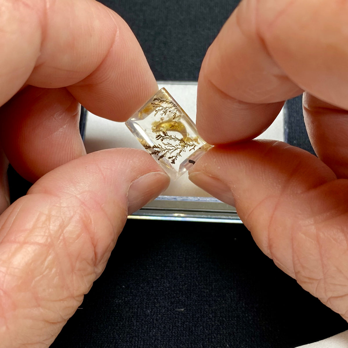 Golden Dolphin Quartz Carving