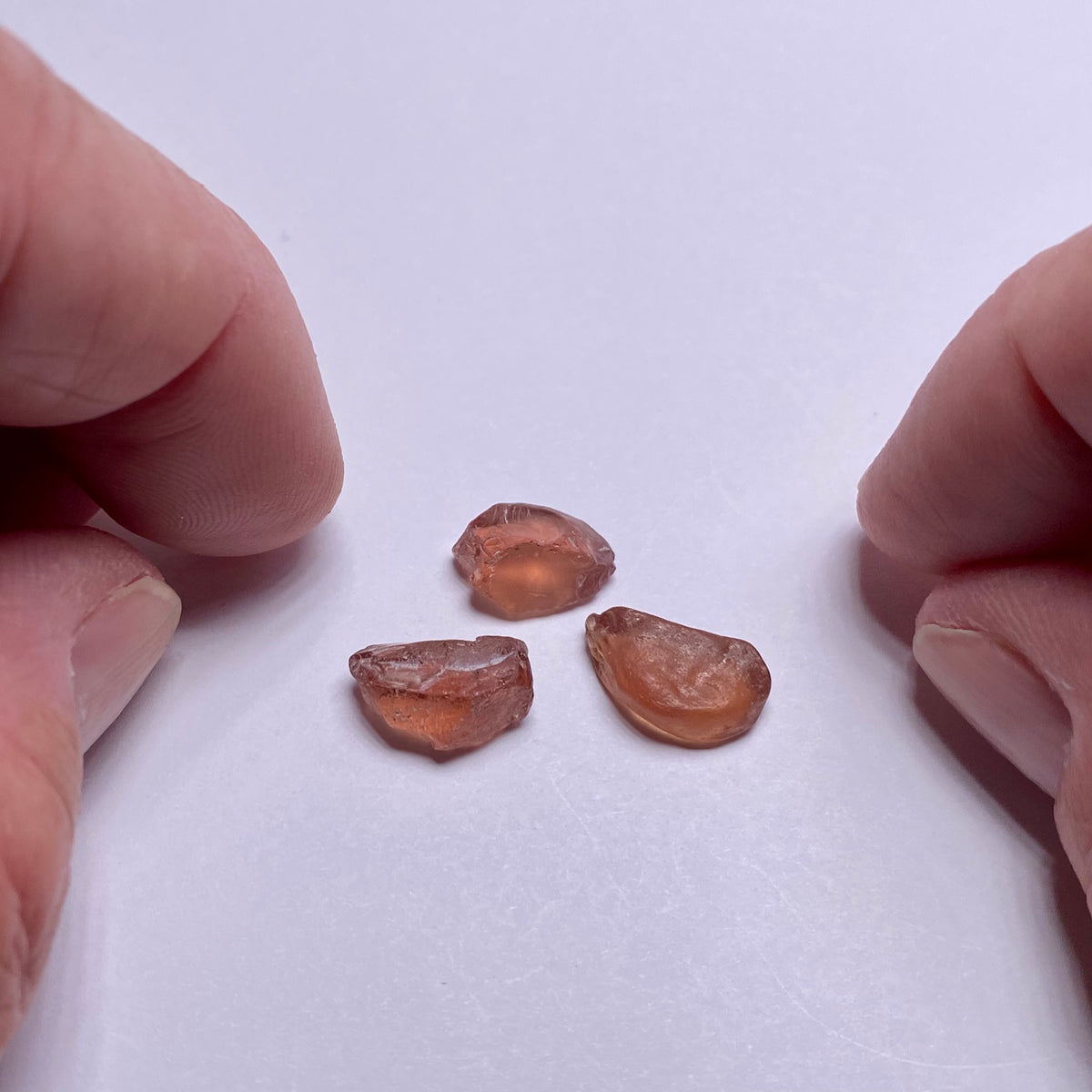 Color-Shift Malaya Garnets - Tanzania
