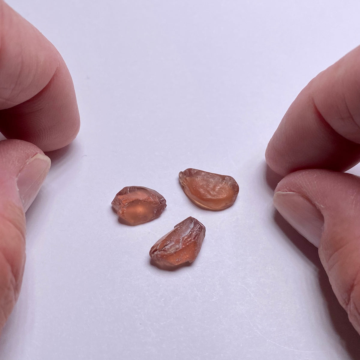Color-Shift Malaya Garnets - Tanzania