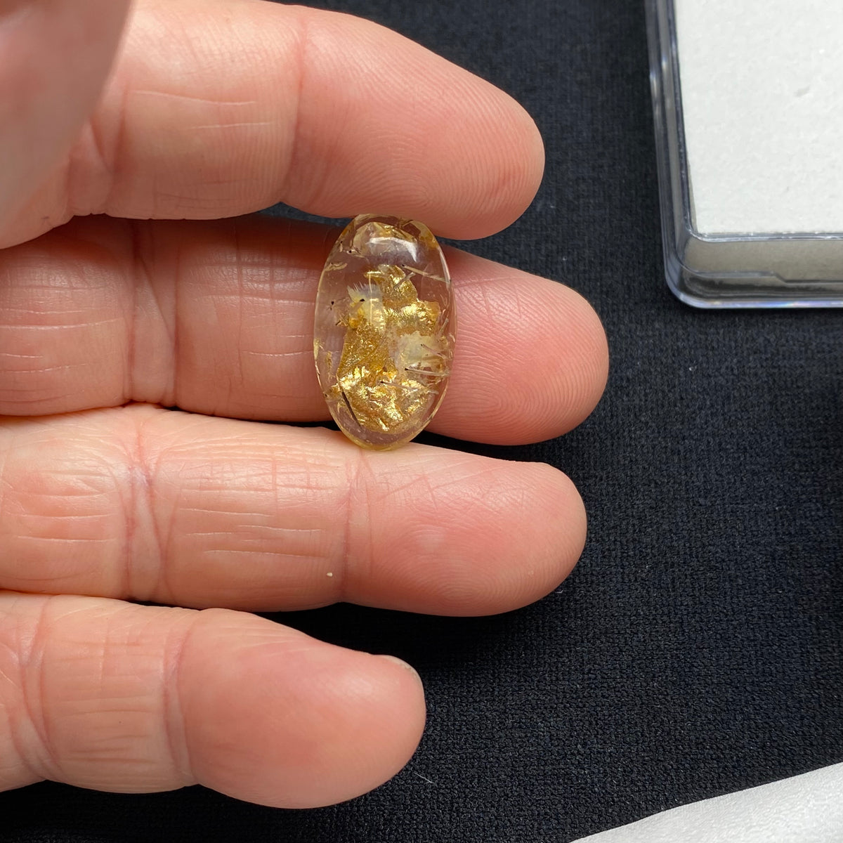 Golden Eagle Quartz Carving - Brazil