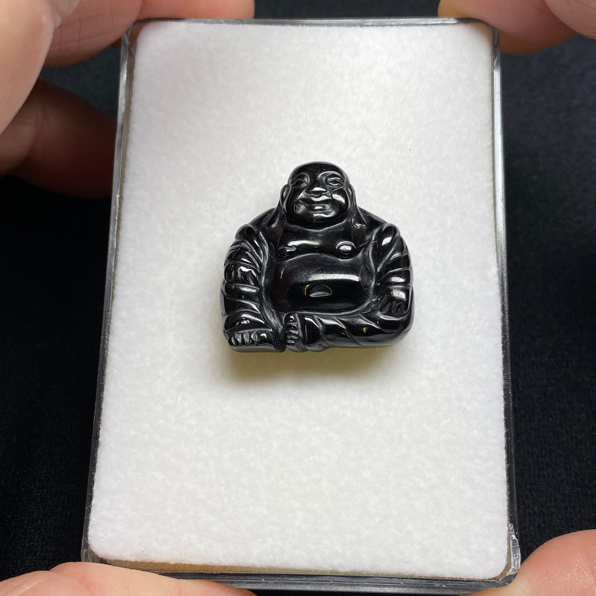 Black Spinel Buddha - Thailand