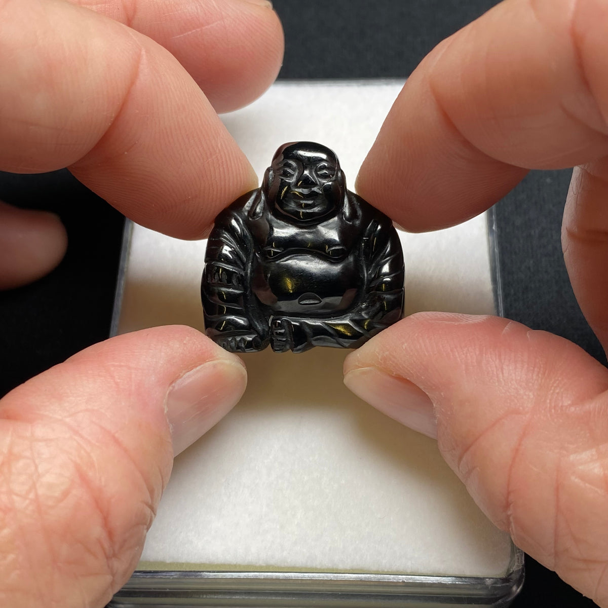 Black Spinel Buddha - Thailand