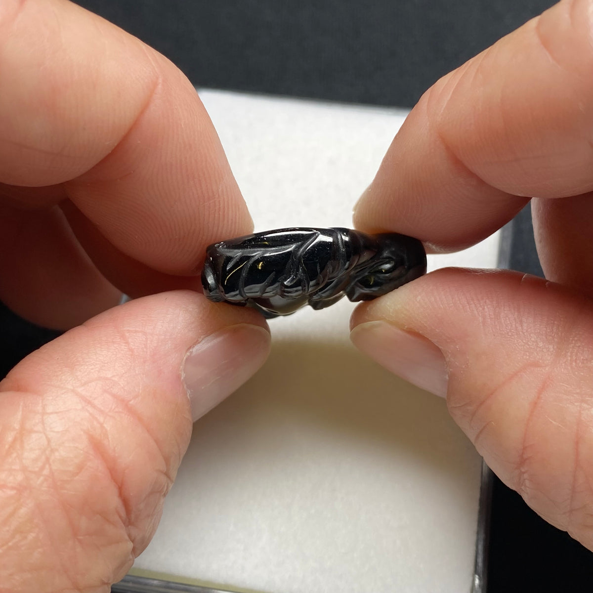 Black Spinel Buddha - Thailand