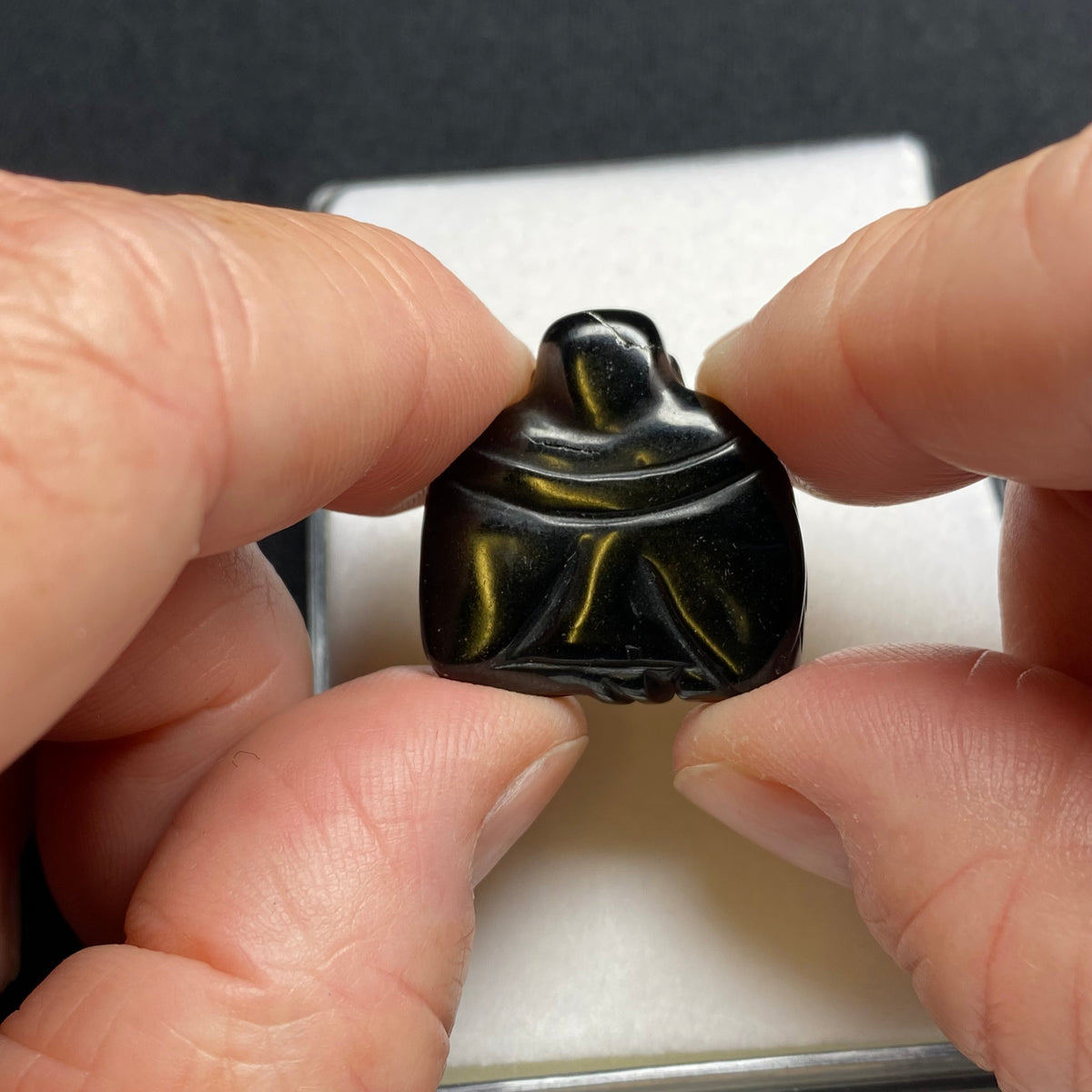 Black Spinel Buddha - Thailand