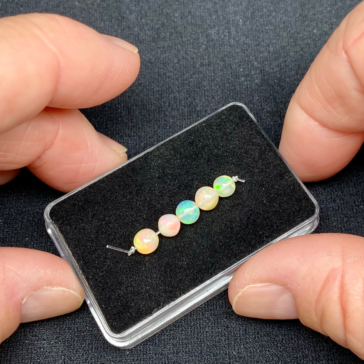 5 mm Welo Opal Beads (Set of 5)