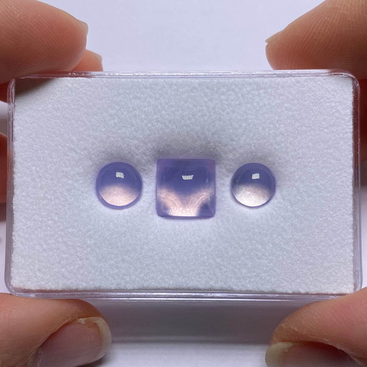 Lavender Quartz Cabochons