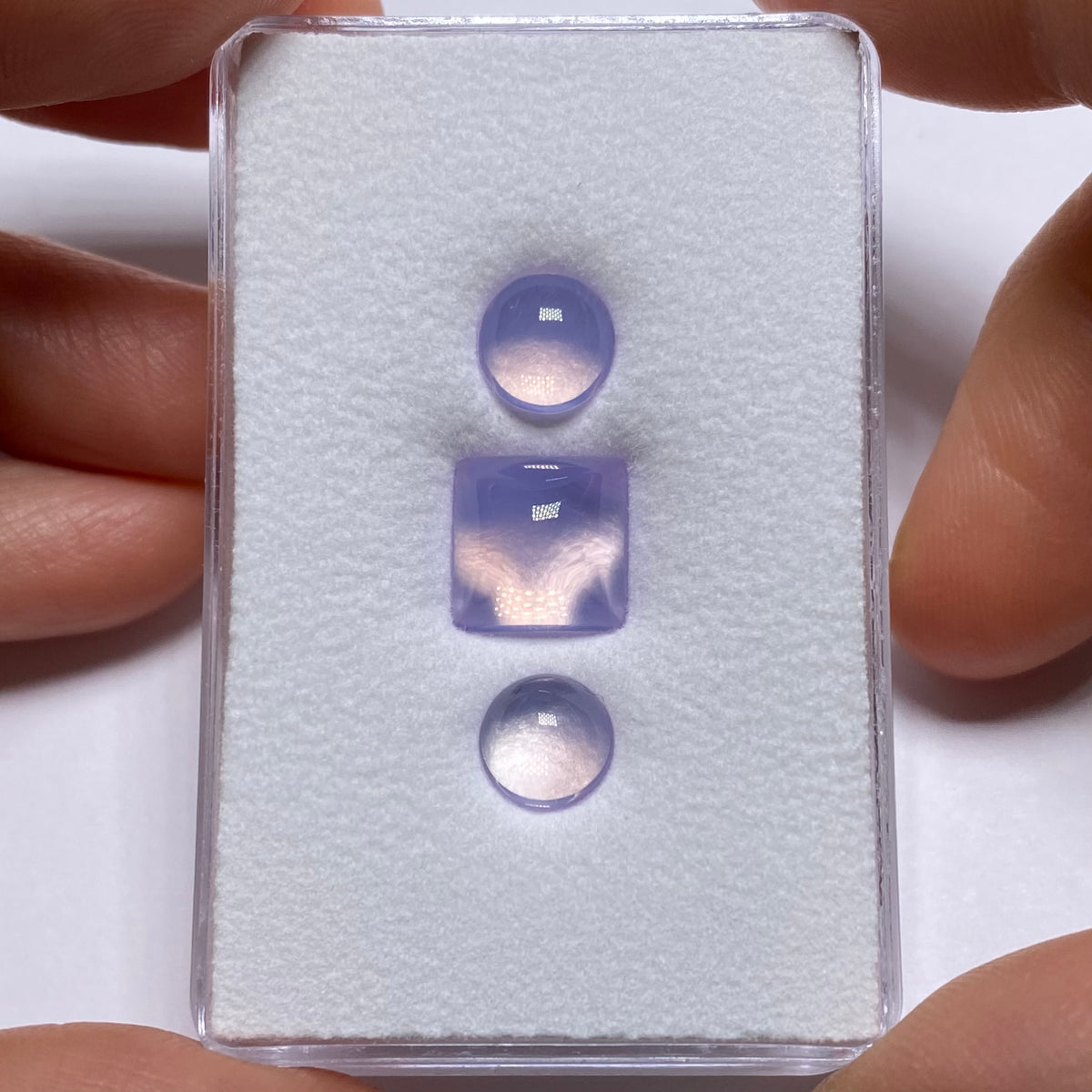 Lavender Quartz Cabochons