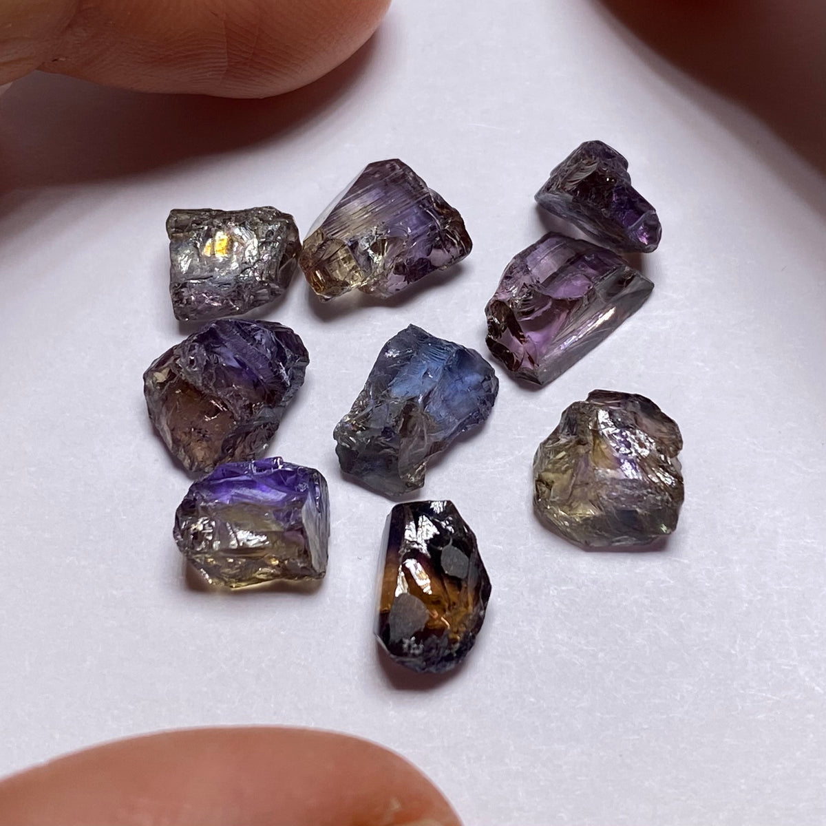 Bi-Color Tanzanite Unheated - Tanzania