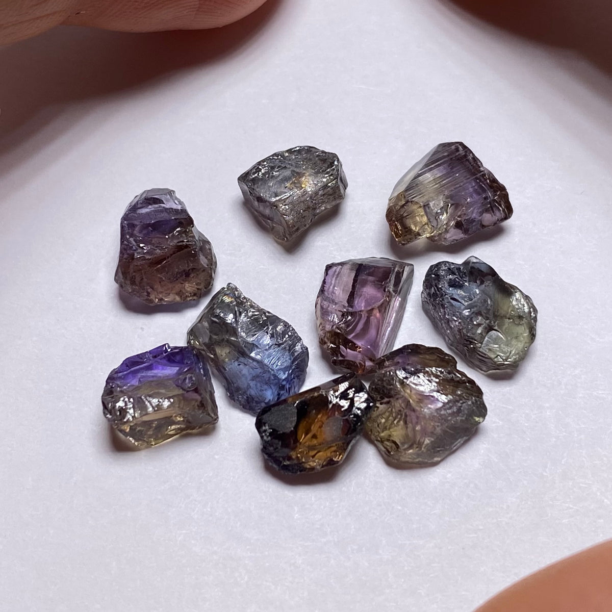 Bi-Color Tanzanite Unheated - Tanzania