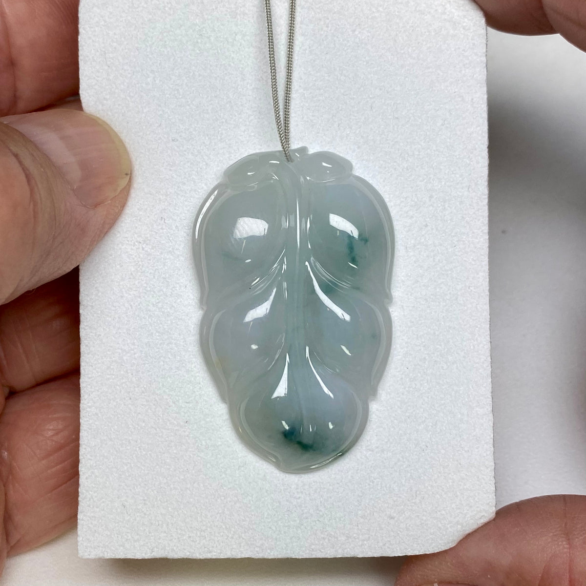 Jadeite Jade Ruyi Pendent - Burma