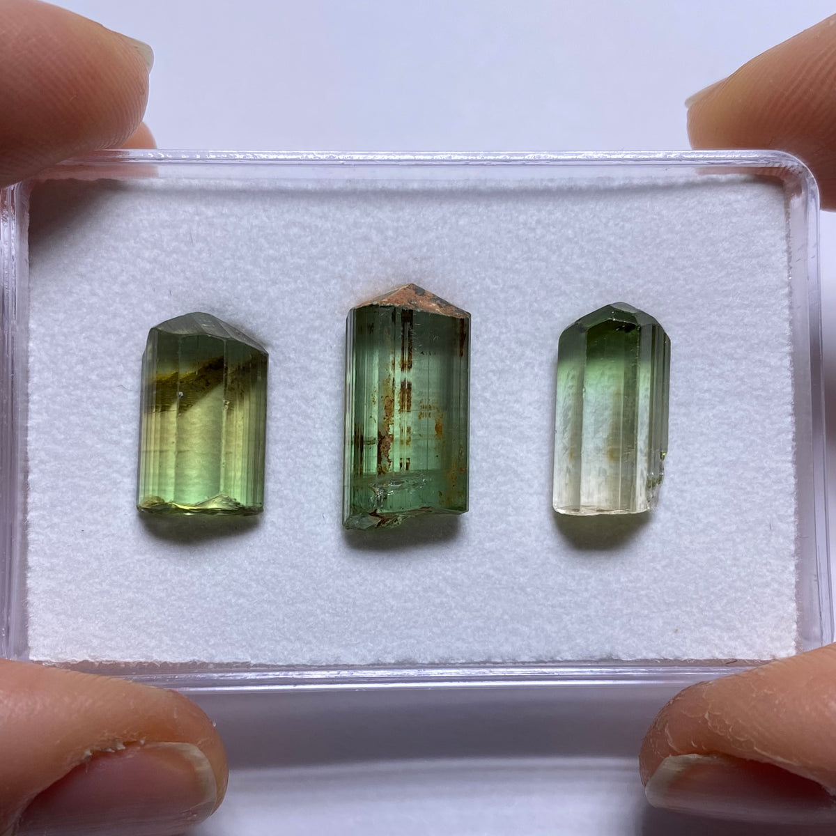 Bi-Color Tourmaline Crystals - Rubaya, DRC