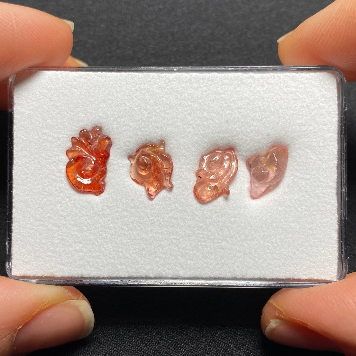 Burmese Spinel Carvings