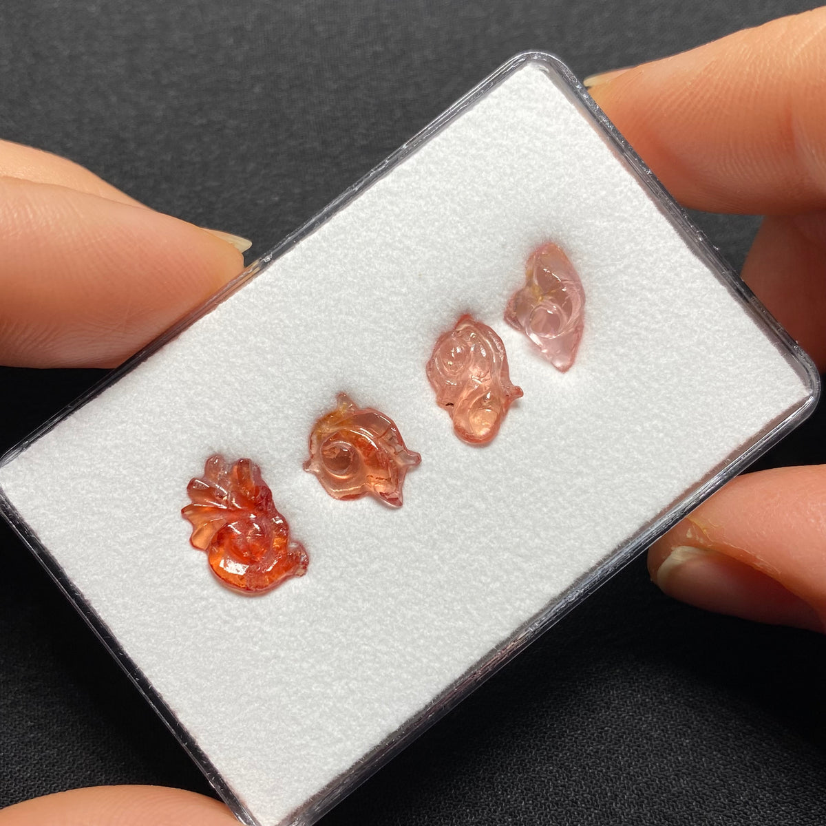 Burmese Spinel Carvings