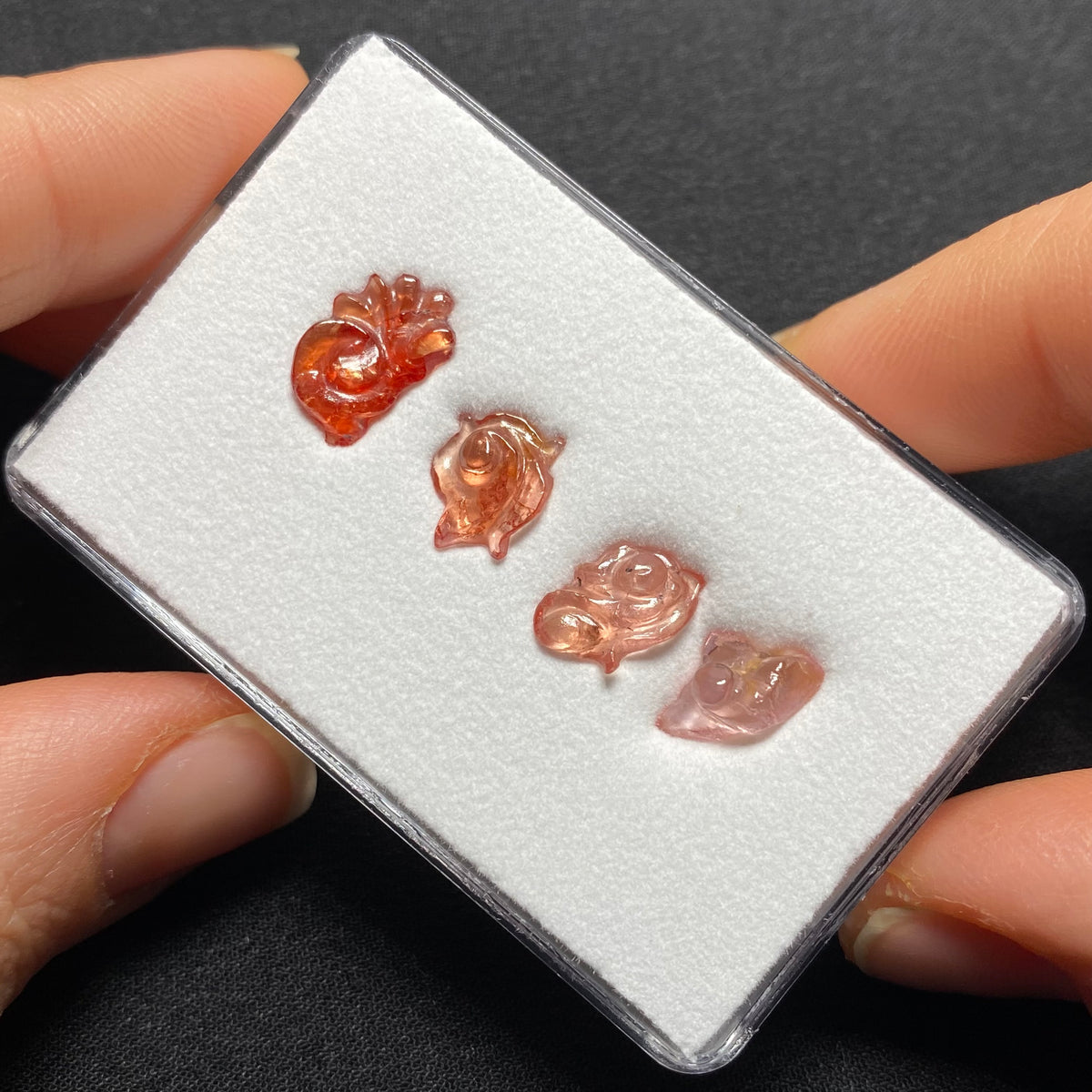 Burmese Spinel Carvings