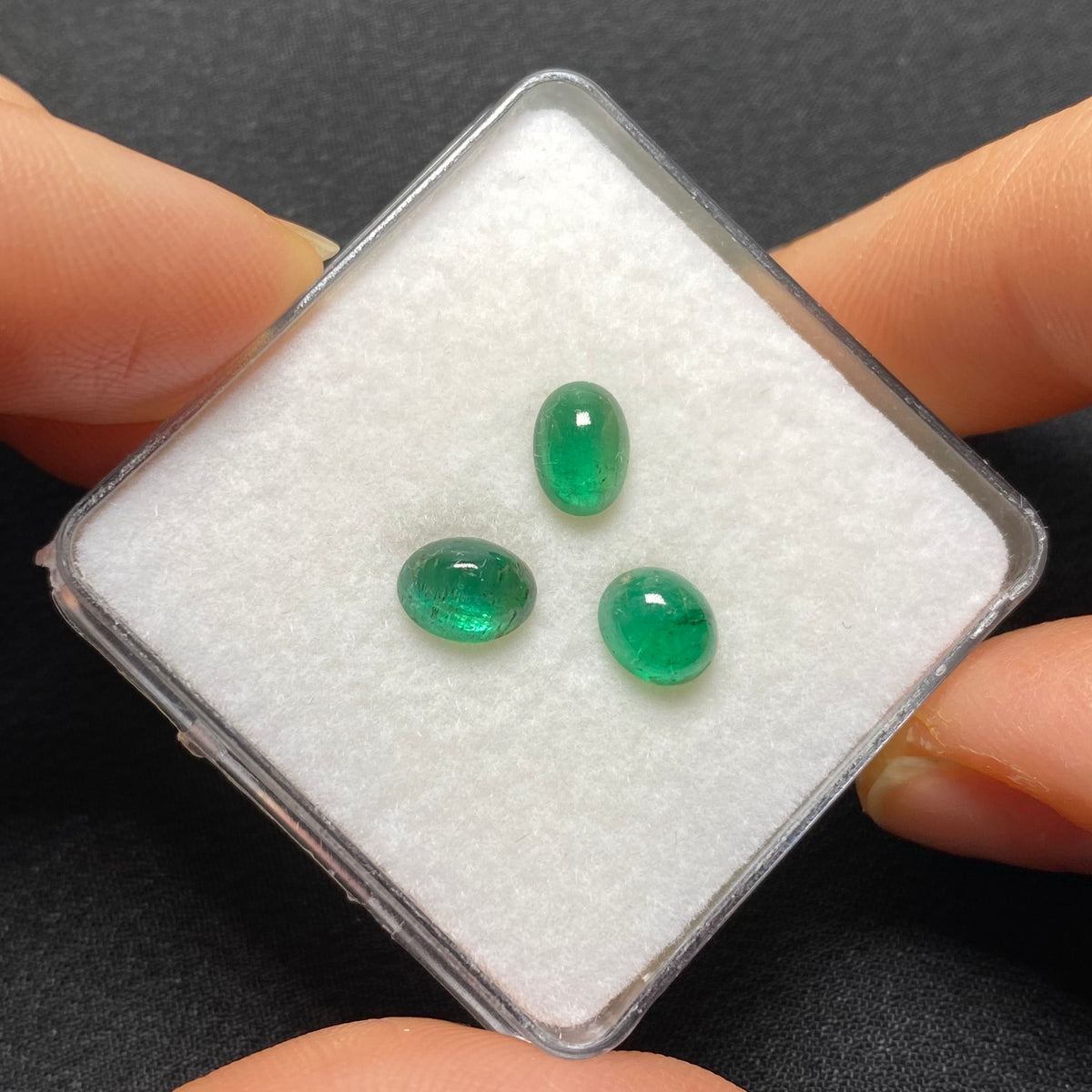 Brazilian  Emerald Cabochon