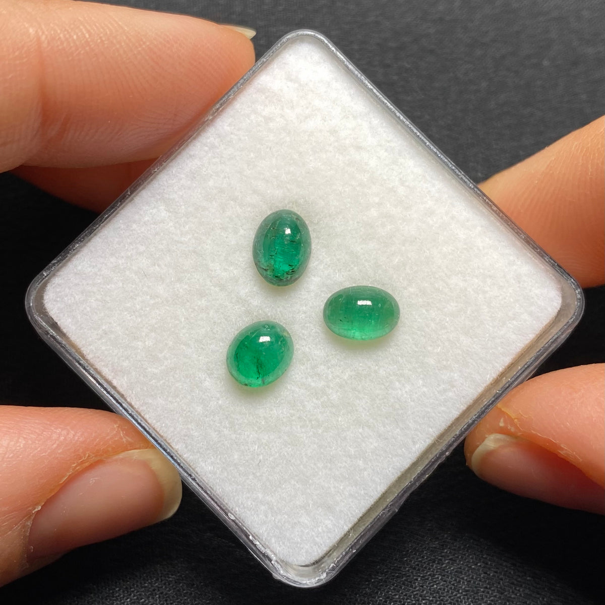 Brazilian  Emerald Cabochon