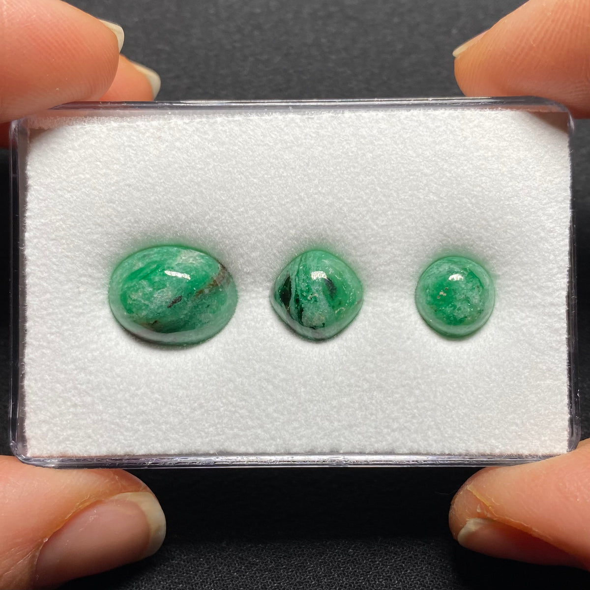 Emerald Cabochons - Zambia