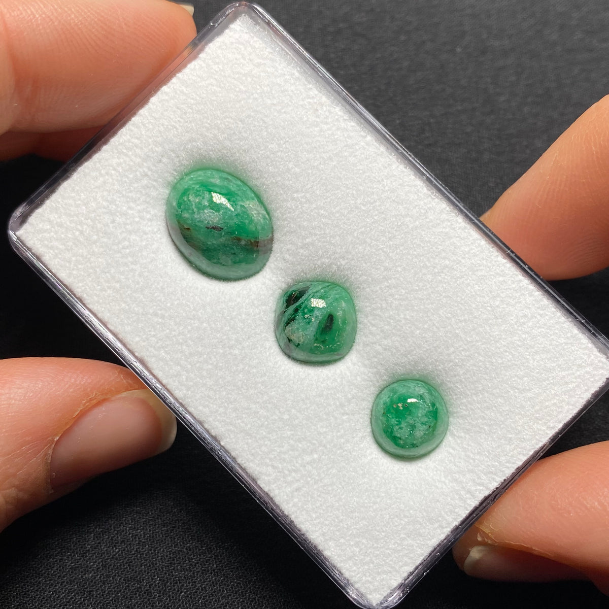 Emerald Cabochons - Zambia