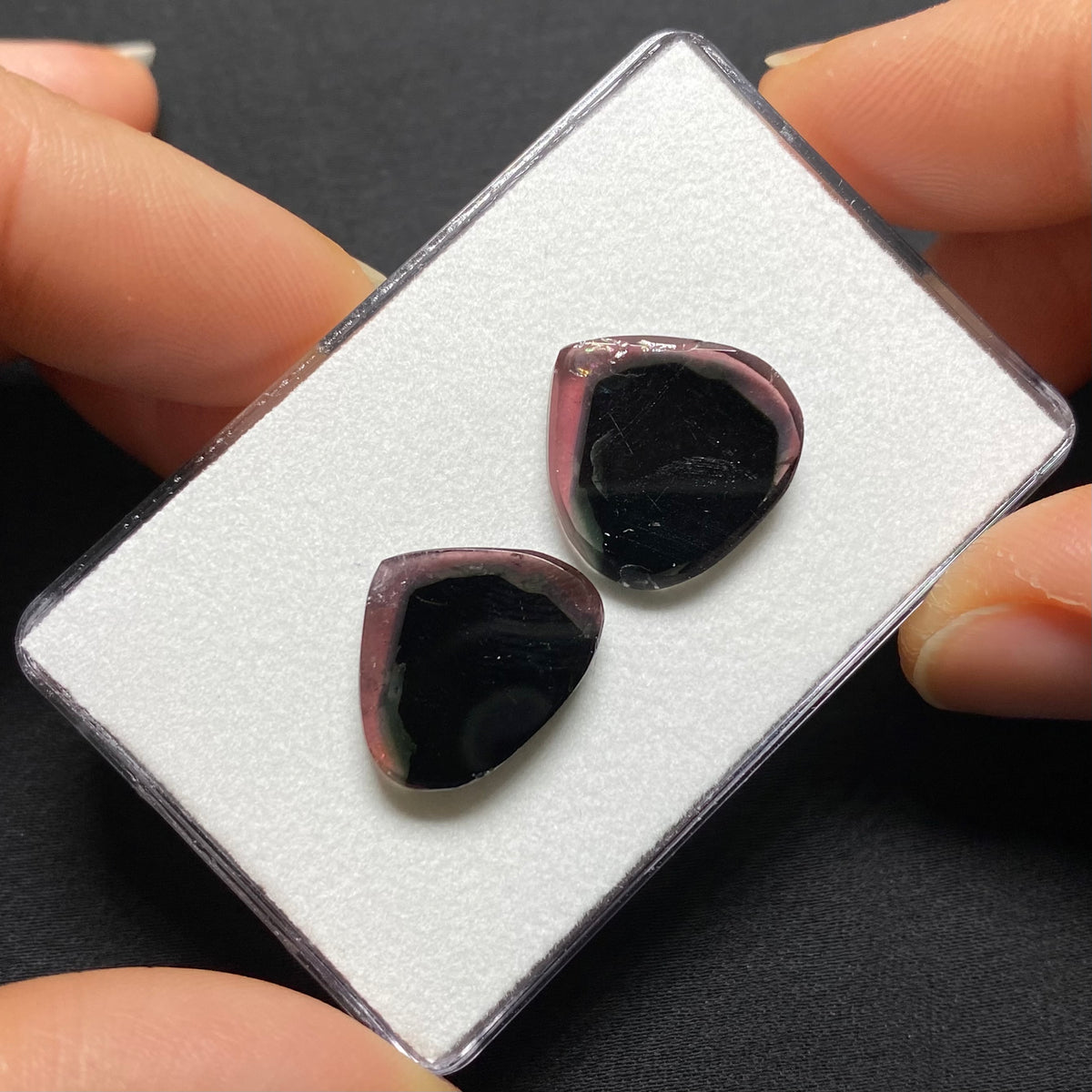 Old-Stock Tourmaline Slices - Brazil