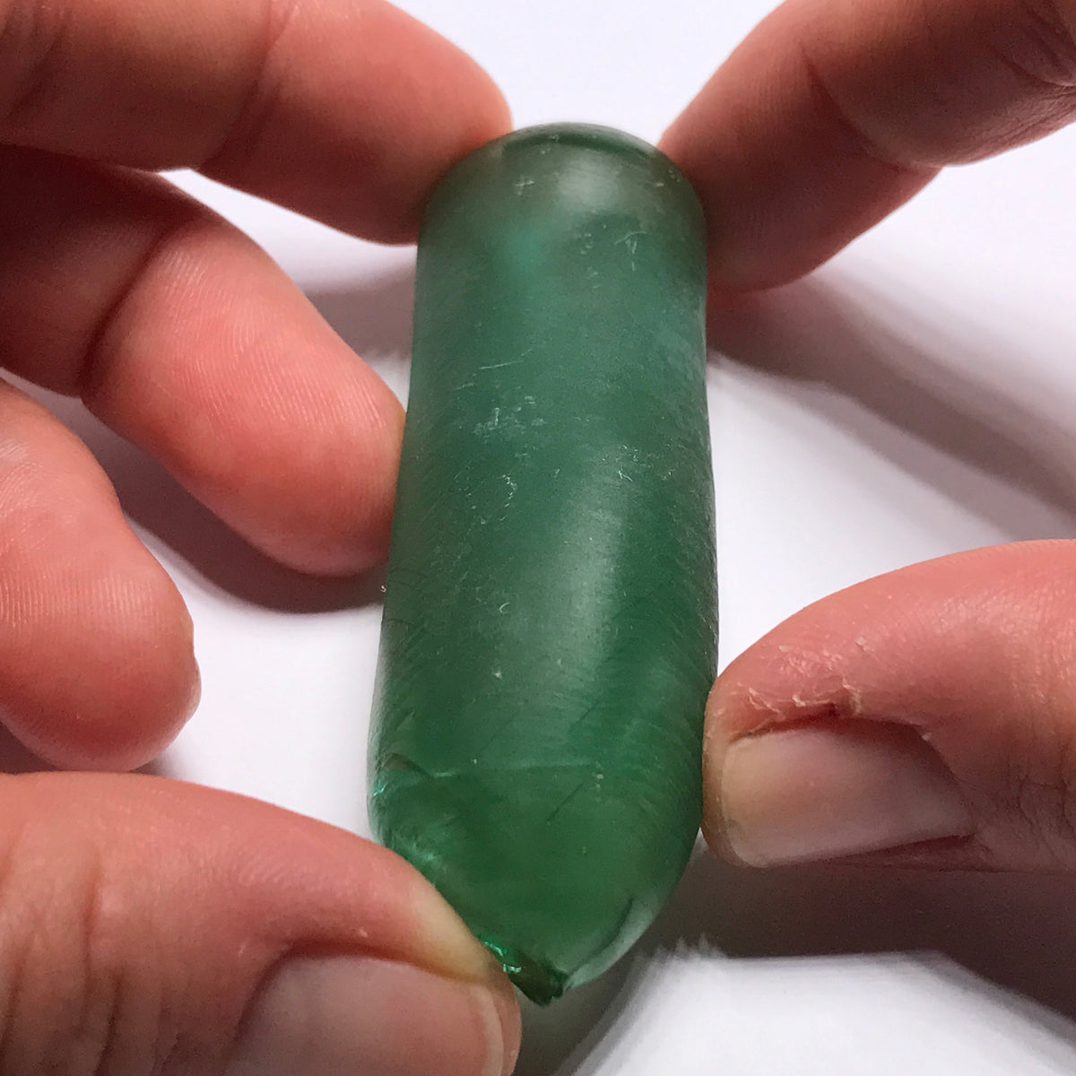 #135 Blue/Green Synthetic Spinel