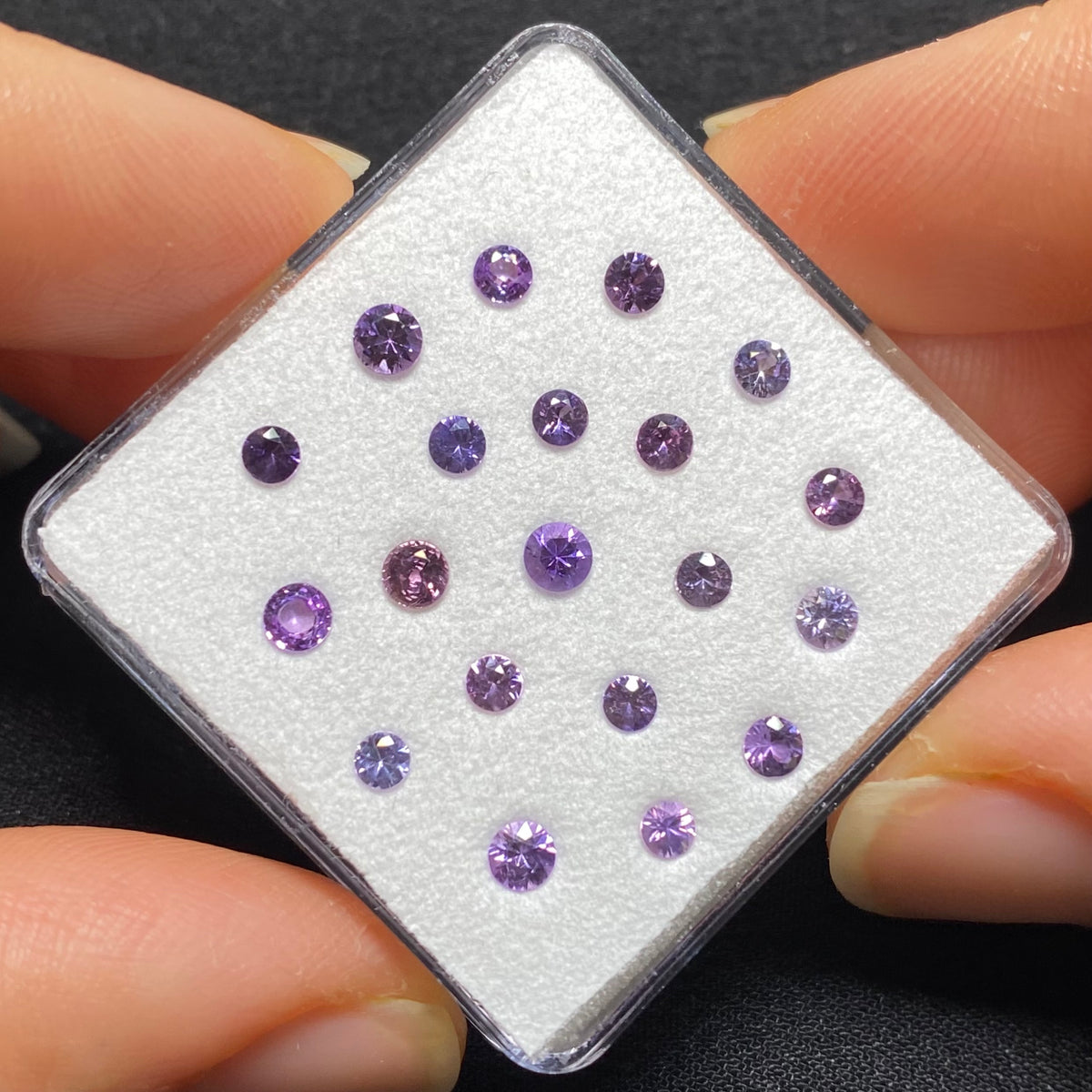 Purple Sapphires -  Madagascar