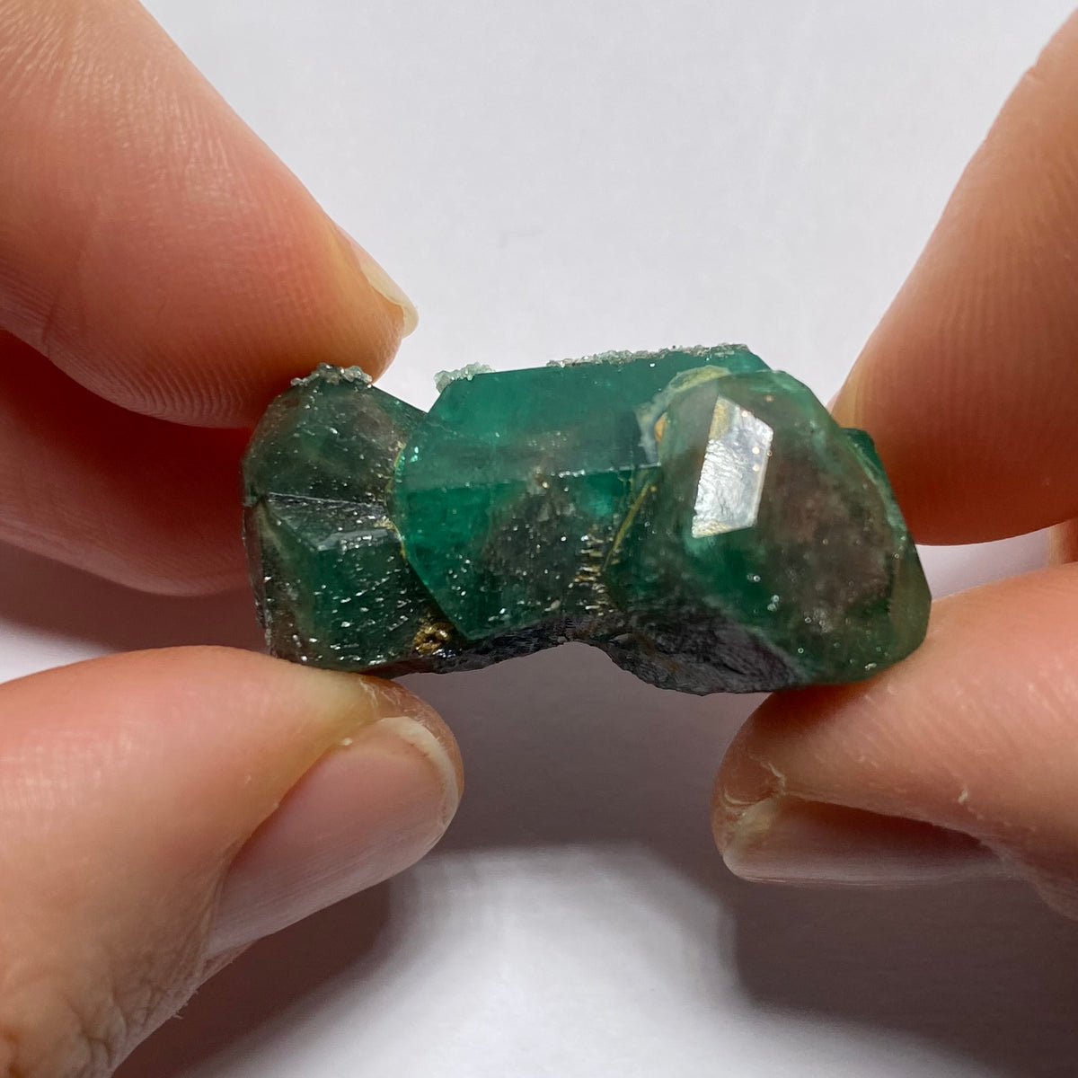 Synthetic Emerald Crystal Cluster - Russia