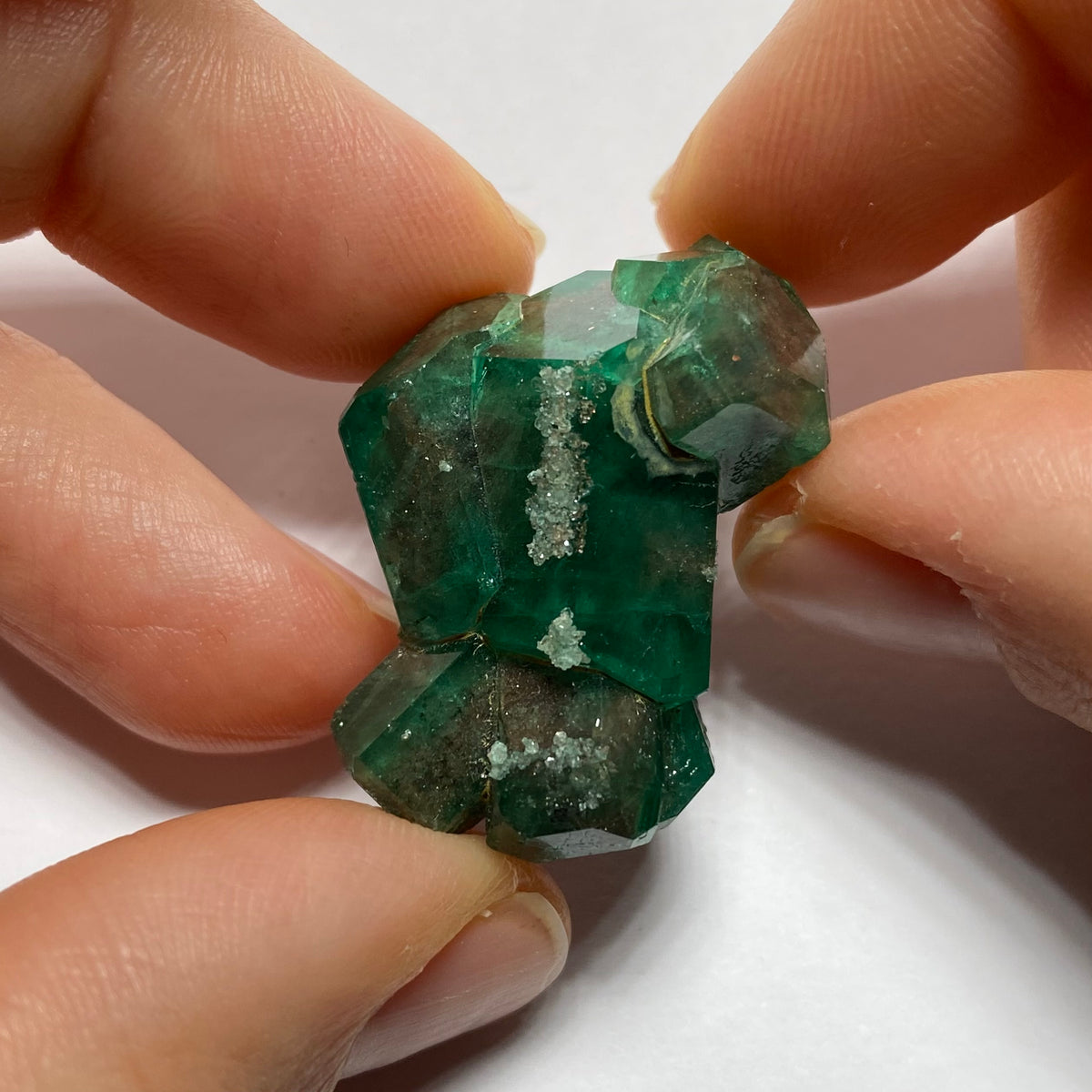 Synthetic Emerald Crystal Cluster - Russia