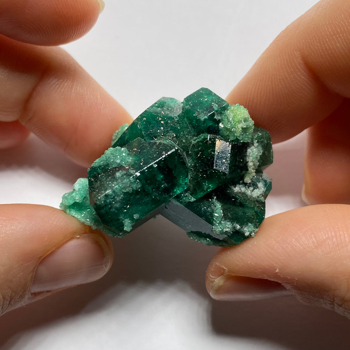 Synthetic Emerald Crystal Cluster - Russia
