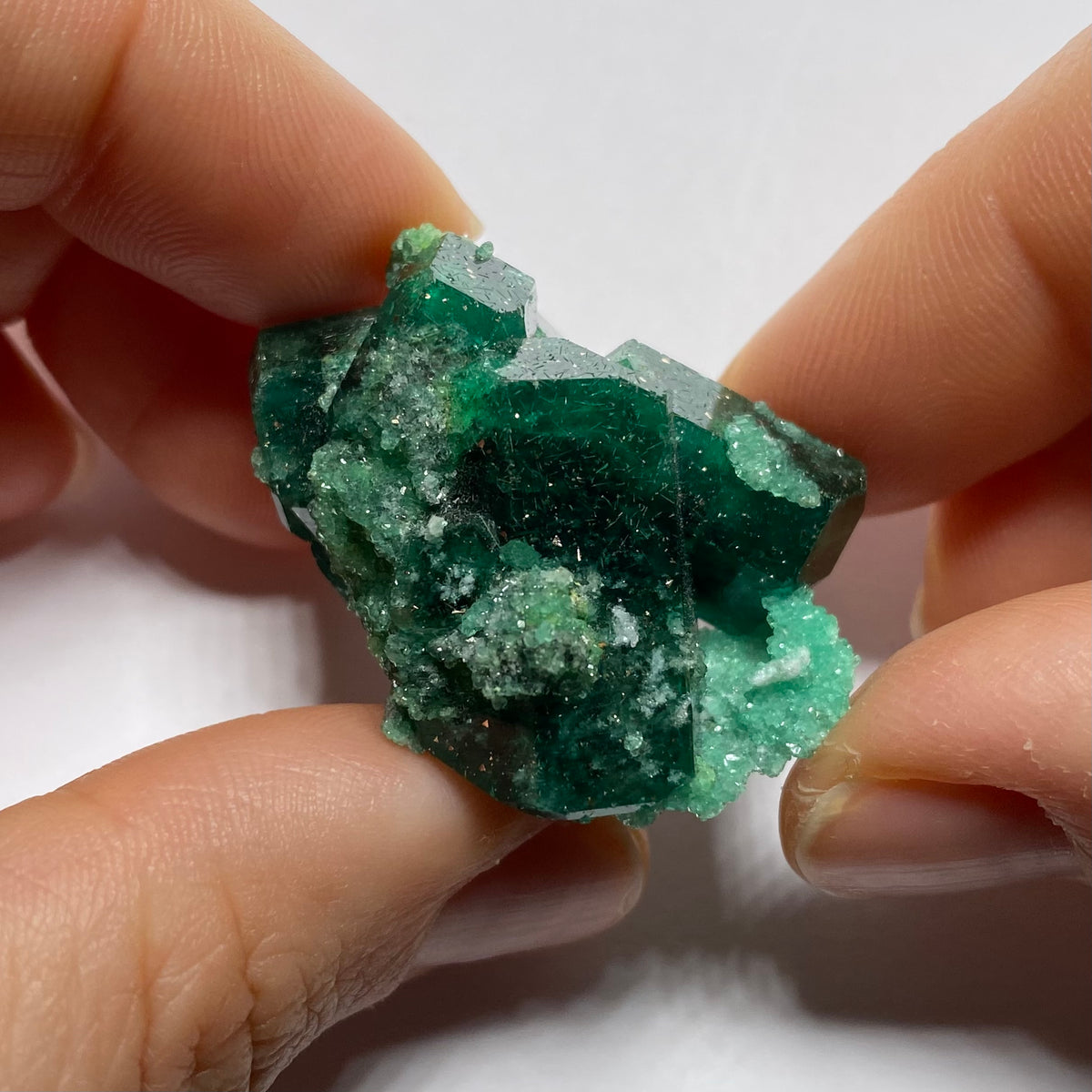 Synthetic Emerald Crystal Cluster - Russia