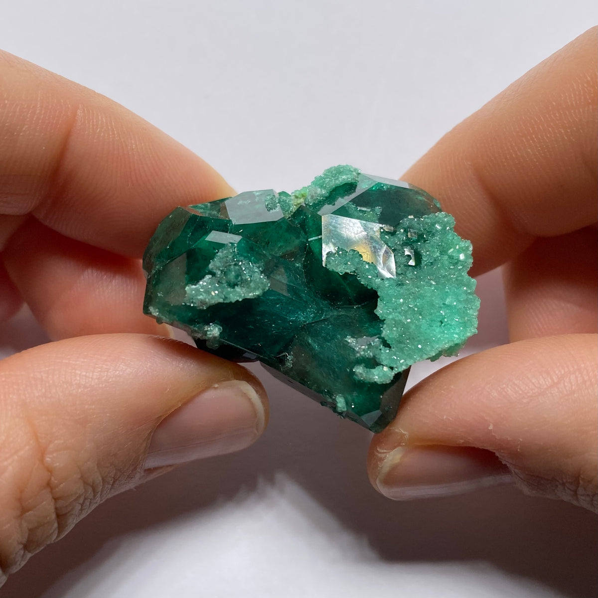 Synthetic Emerald Crystal Cluster - Russia