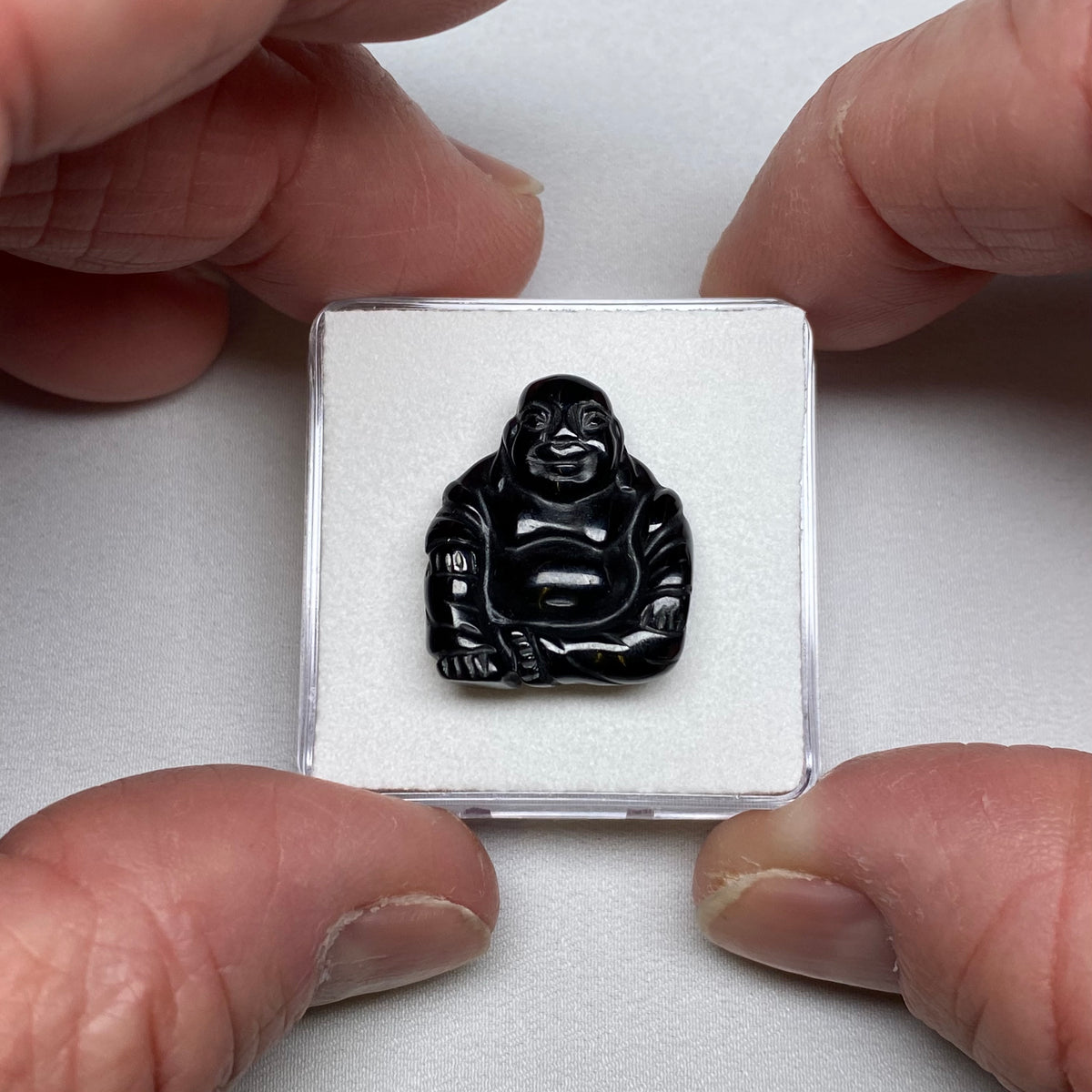 Black Spinel Buddha