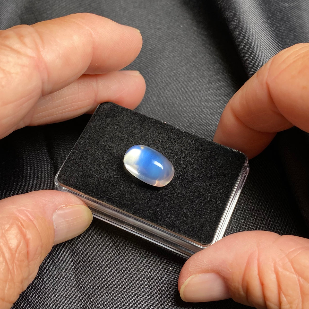 Blue Burmese Moonstone