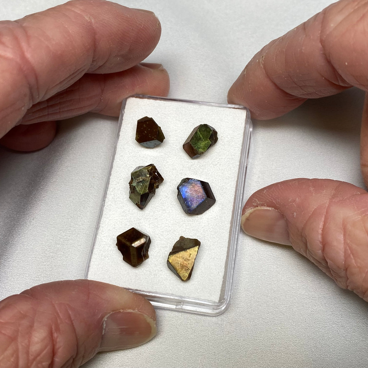 Rainbow Garnet Crystals - Japan