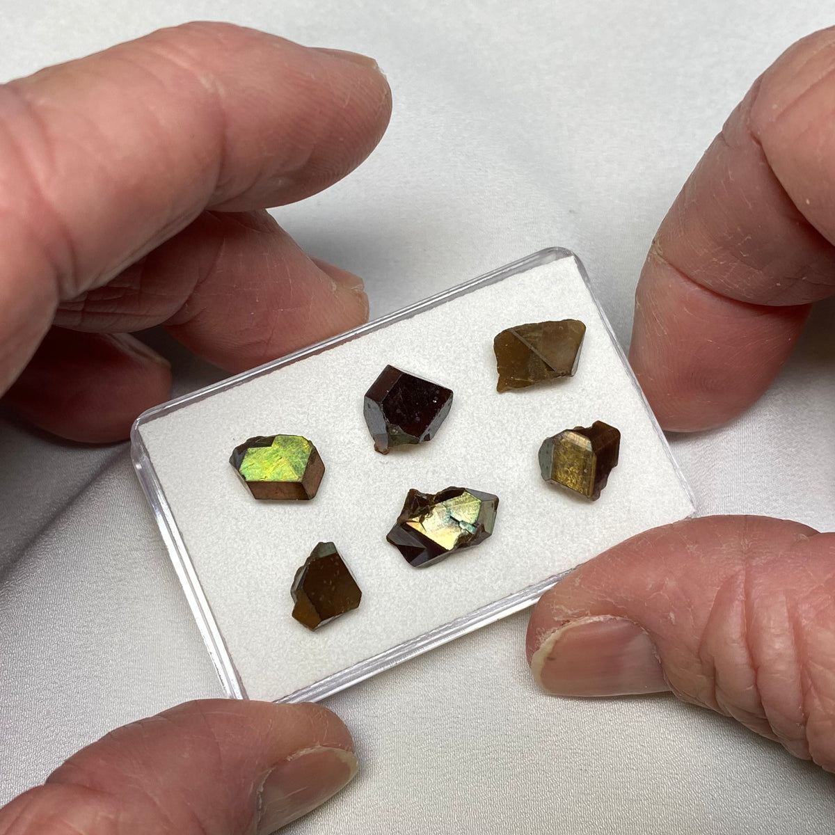 Rainbow Garnet Crystals - Japan