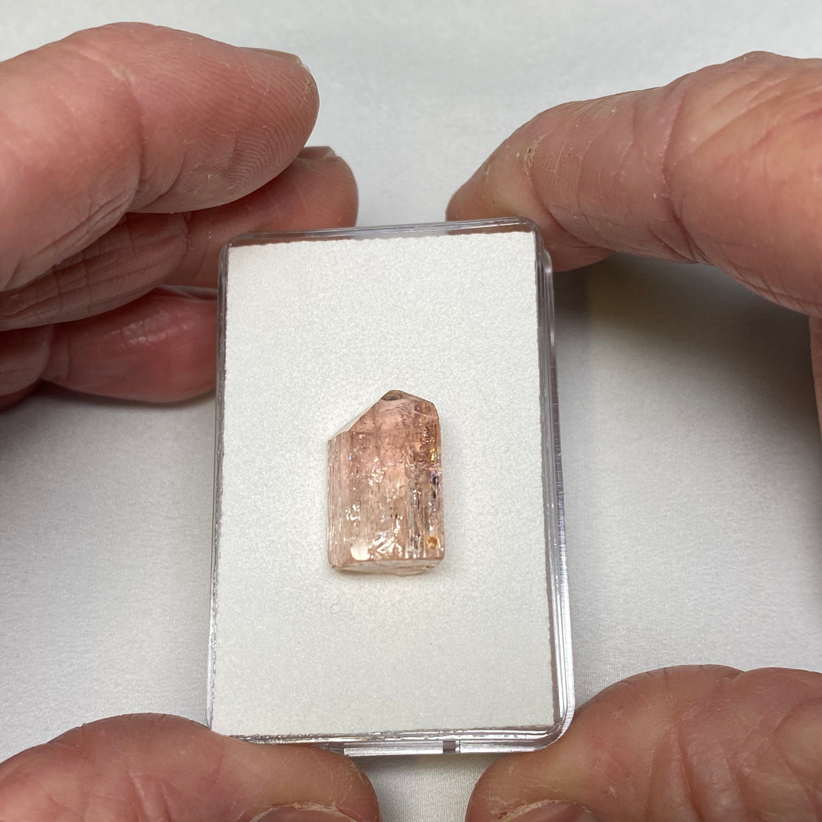 Pink Topaz Crystal - Katlang, Pakistan