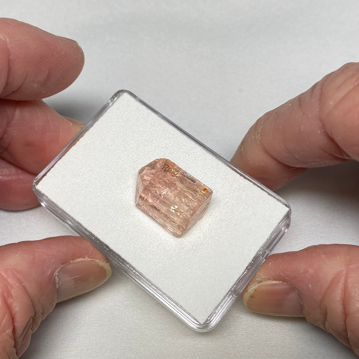 Pink Topaz Crystal - Katlang, Pakistan