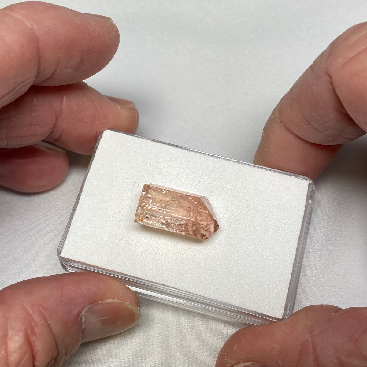 Pink Topaz Crystal - Katlang, Pakistan