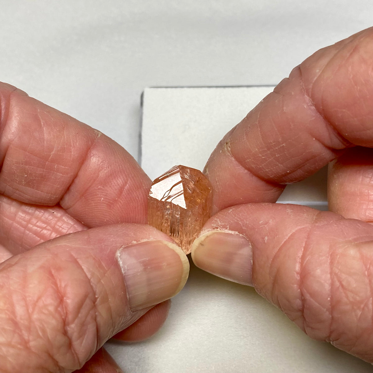 Pink Topaz Crystal - Katlang, Pakistan
