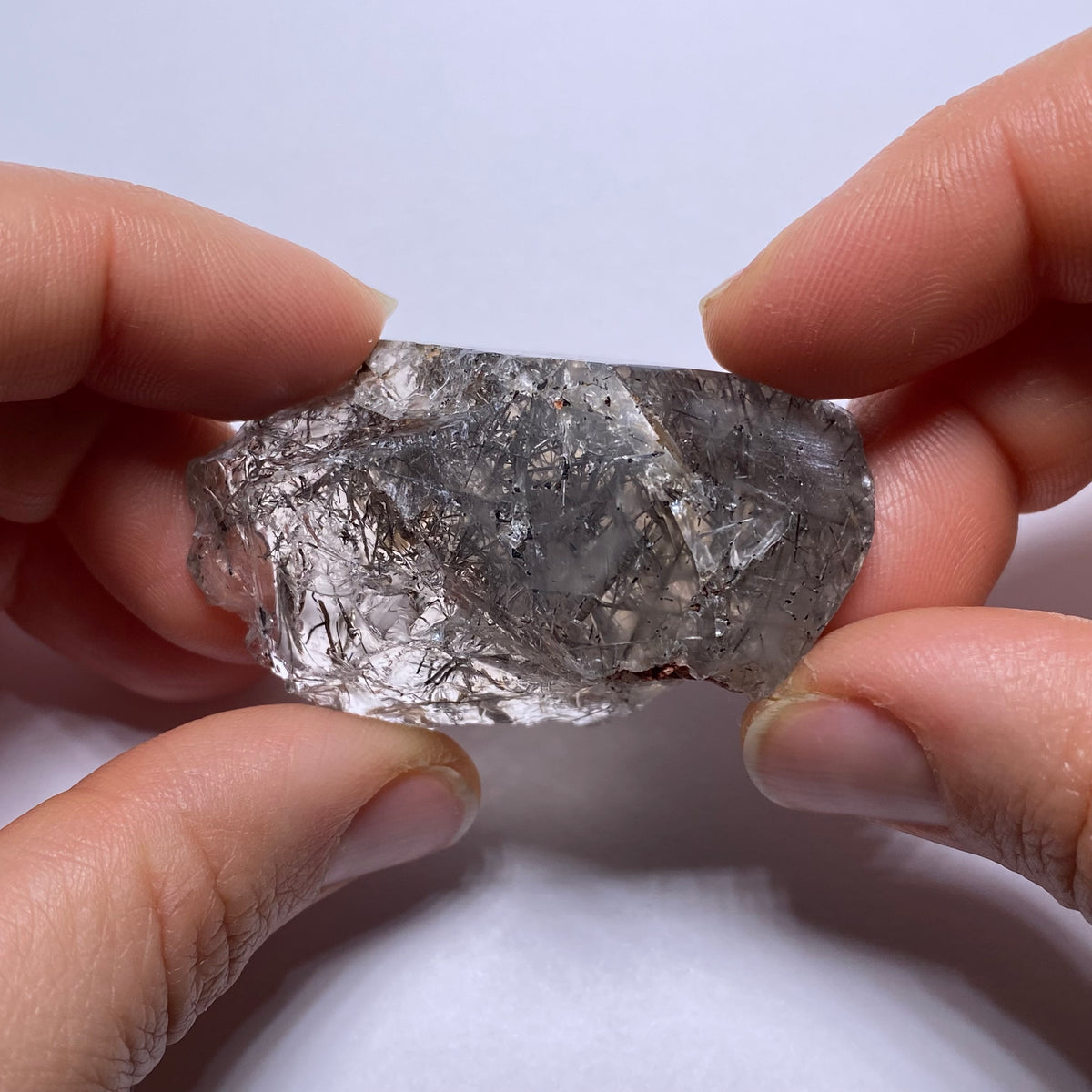 Smokey Tourmalated Quartz - Brazil