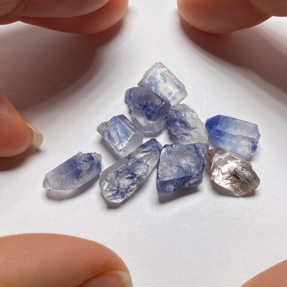 Dumortierite in Quartz - Brazil