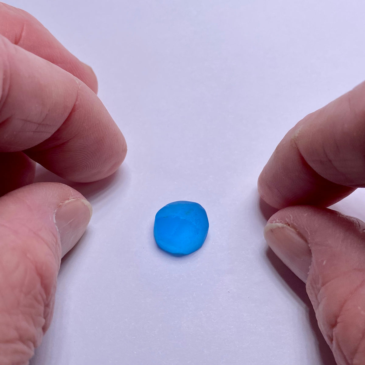 Electric Blue Topaz Preform - 12 mm