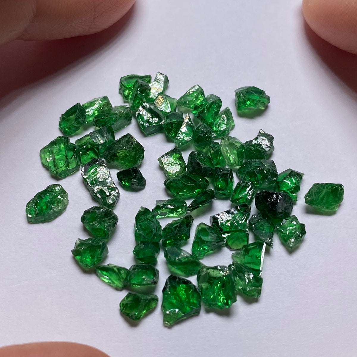 Tsavorite Garnets - Tanzania