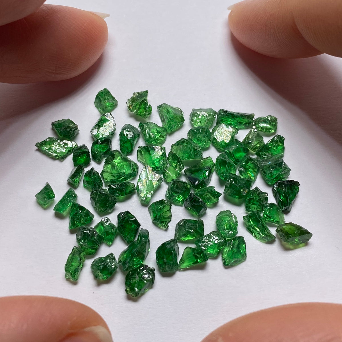 Tsavorite Garnets - Tanzania