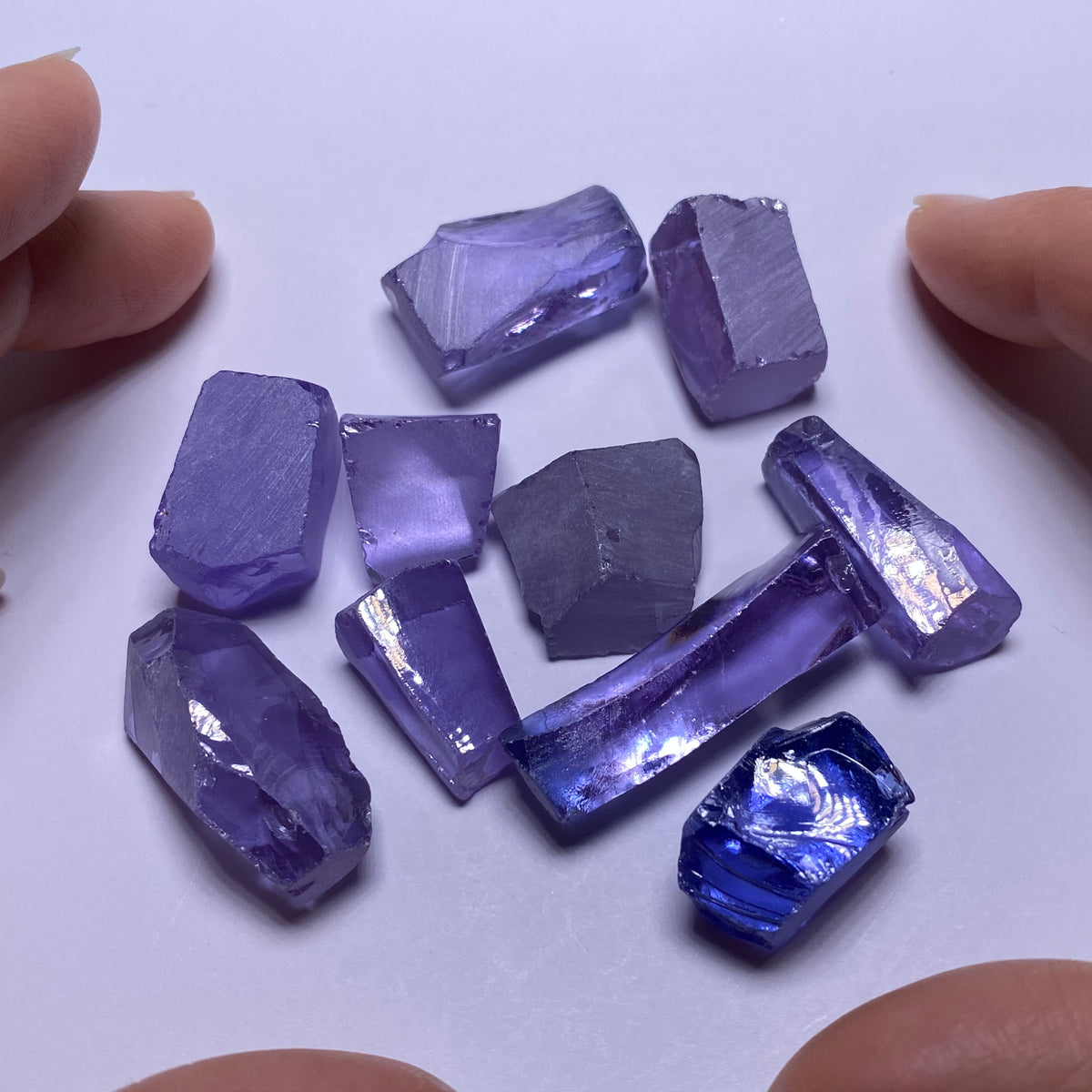 Color Shift CZ #4 Blue to Purple/Pink