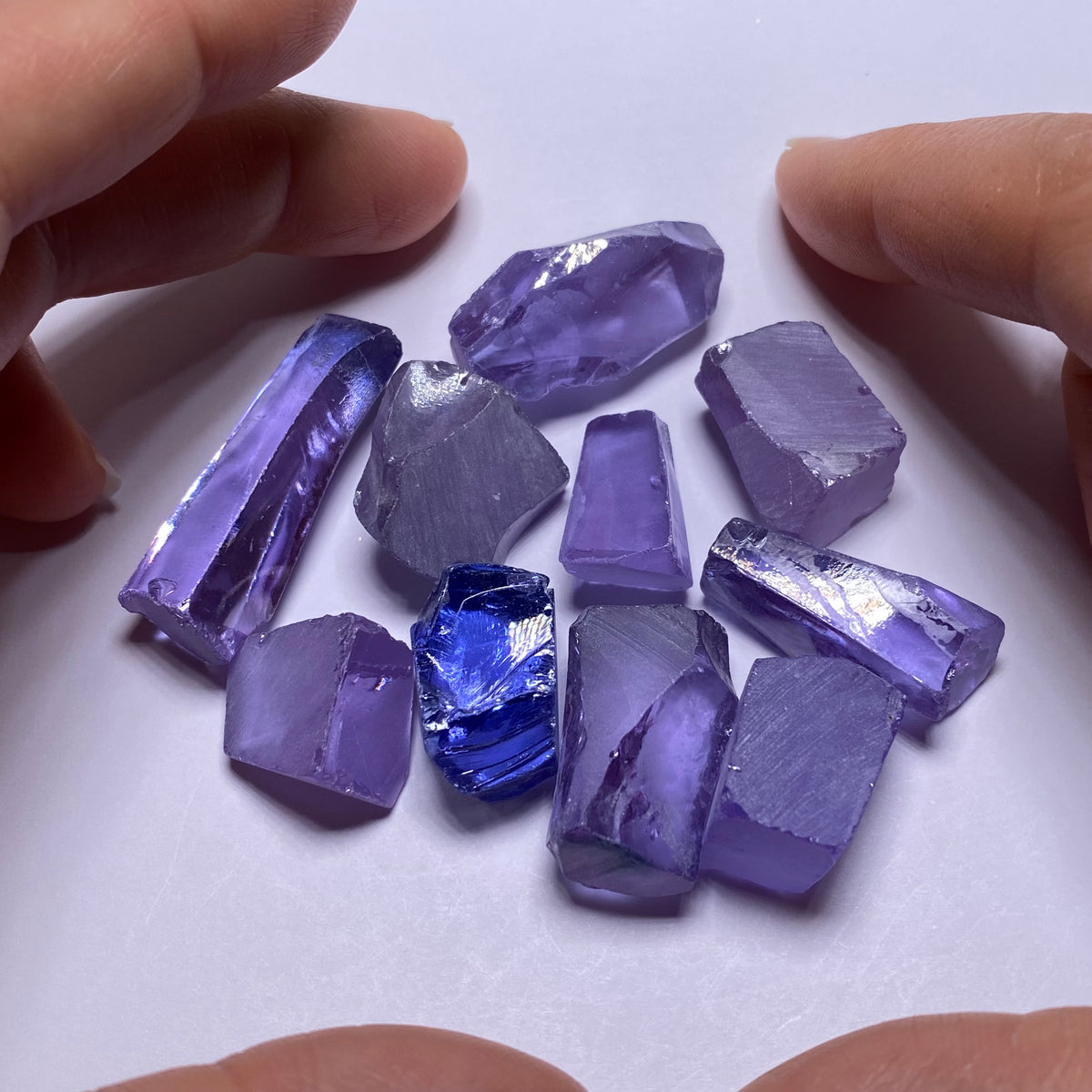 Color Shift CZ #4 Blue to Purple/Pink