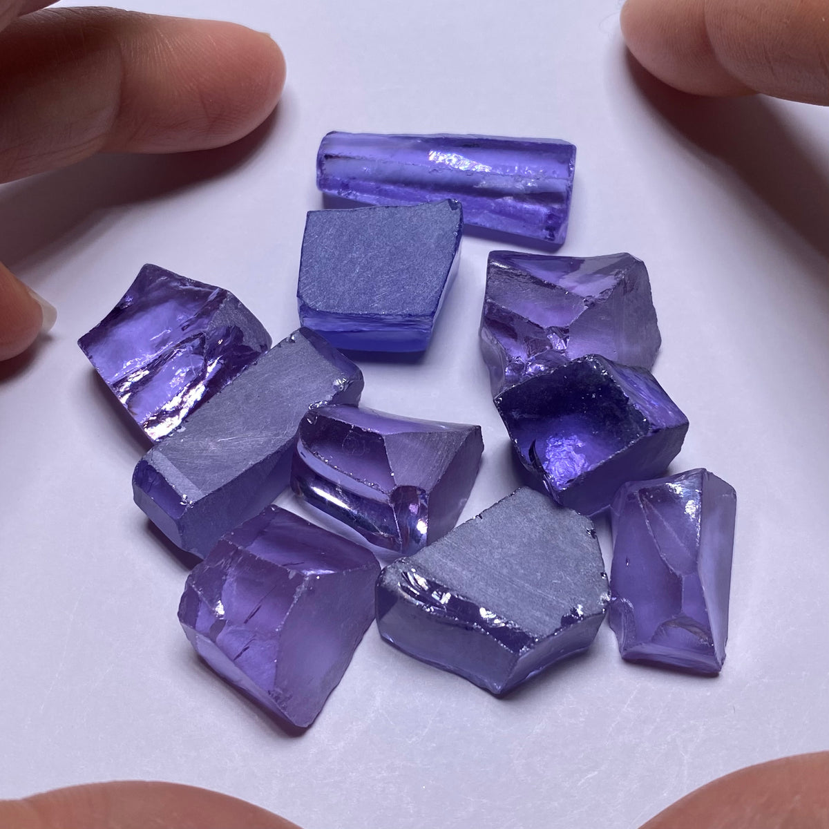 Color Shift CZ #4 Pink/Blue/Purple
